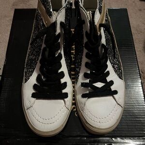 ShuShop Monochrome Glitter Sneakers